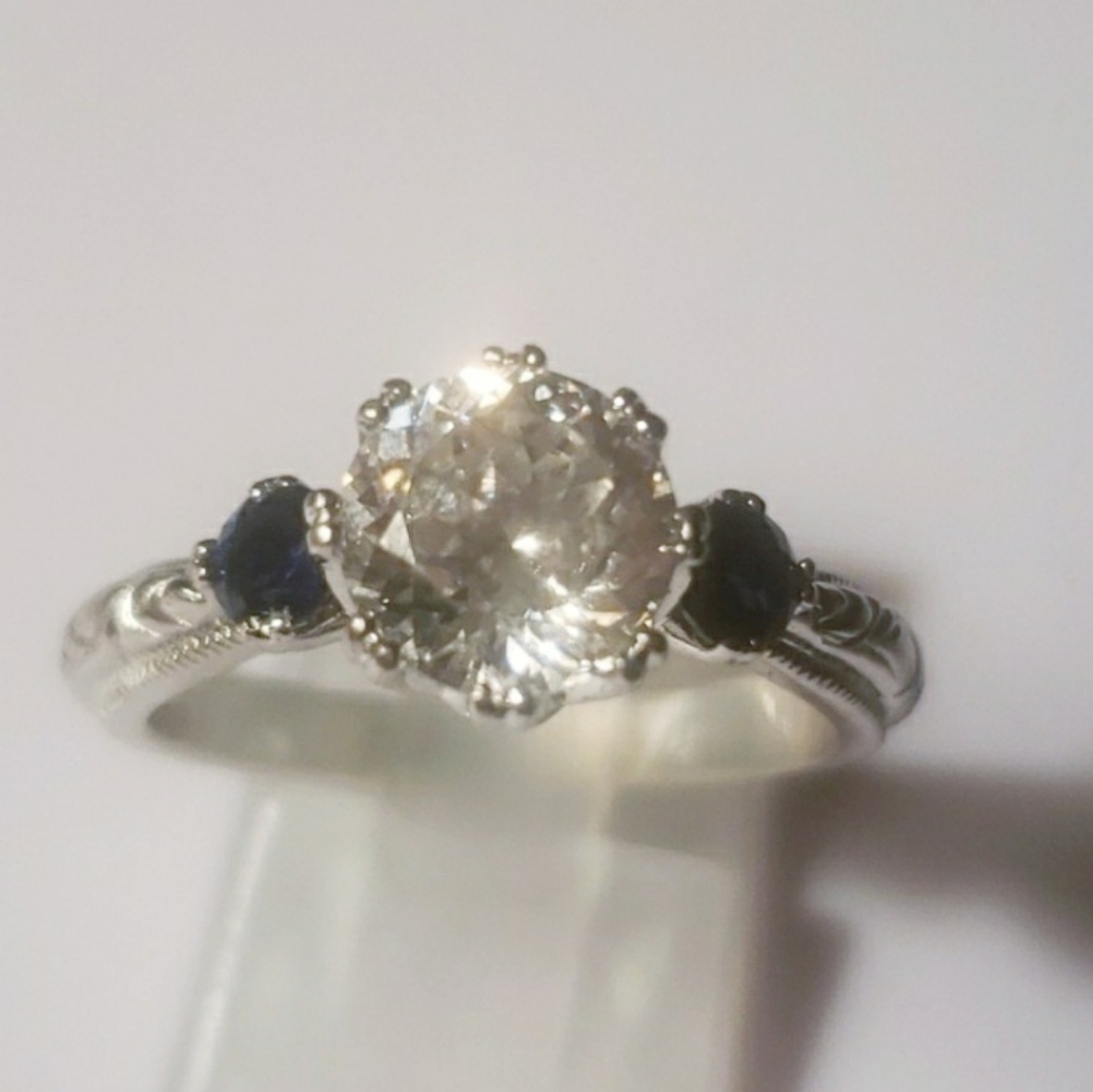 Host Pick Gorgeous Tacori Genuine Sapphire and Absolute Ring